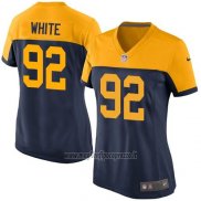 Maglia NFL Game Donna Green Bay Packers White Nero Giallo