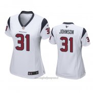 Maglia NFL Game Donna Houston Texans David Johnson Bianco