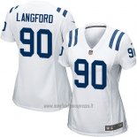 Maglia NFL Game Donna Indianapolis Colts Langford Bianco
