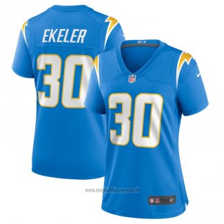 Maglia NFL Game Donna Los Angeles Chargers Austin Ekeler Blu