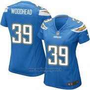 Maglia NFL Game Donna Los Angeles Chargers Woodhead Blu