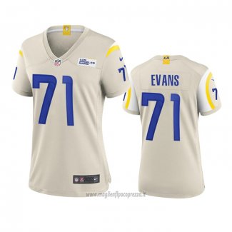 Maglia NFL Game Donna Los Angeles Rams Bobby Evans 2020 Avorio