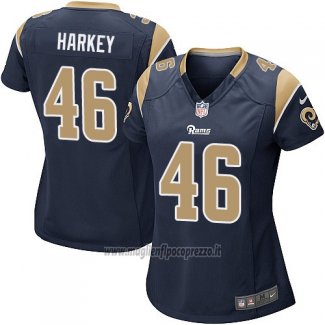 Maglia NFL Game Donna Los Angeles Rams Harkey Nero