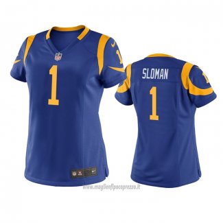 Maglia NFL Game Donna Los Angeles Rams Sam Sloman Blu