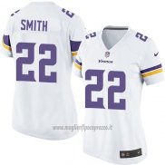 Maglia NFL Game Donna Minnesota Vikings Smith Bianco