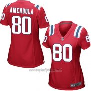 Maglia NFL Game Donna New England Patriots Amendola Rosso