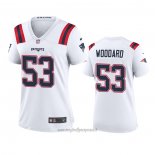 Maglia NFL Game Donna New England Patriots Dustin Woodard Bianco