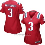 Maglia NFL Game Donna New England Patriots Gostkowski Rosso