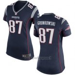 Maglia NFL Game Donna New England Patriots Gronkowski Nero