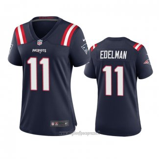 Maglia NFL Game Donna New England Patriots Julian Edelman 2020 Blu
