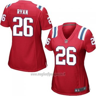 Maglia NFL Game Donna New England Patriots Ryan Rosso