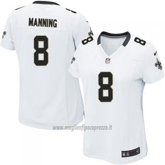 Maglia NFL Game Donna New Orleans Saints Manning Bianco