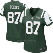 Maglia NFL Game Donna New York Jets Decker Verde