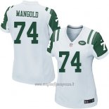 Maglia NFL Game Donna New York Jets Mangold Bianco