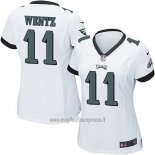 Maglia NFL Game Donna Philadelphia Eagles Wentz Bianco