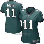 Maglia NFL Game Donna Philadelphia Eagles Wentz Verde