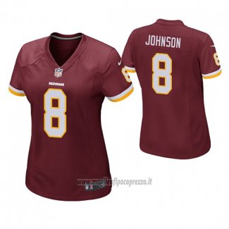 Maglia NFL Game Donna Redskins Josh Johnson Rosso