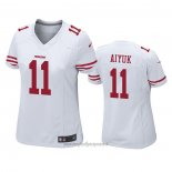 Maglia NFL Game Donna San Francisco 49ers Brandon Aiyuk Bianco