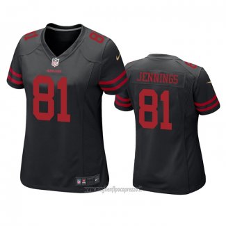Maglia NFL Game Donna San Francisco 49ers Jauan Jennings Nero