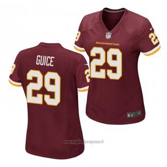 Maglia NFL Game Donna Washington Commanders Derrius Guice Rosso