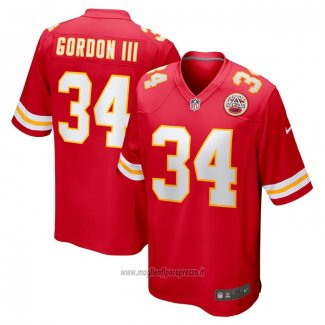 Maglia NFL Game Kansas City Chiefs Melvin Gordon III Home Rosso