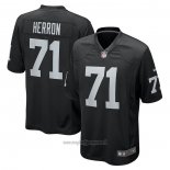 Maglia NFL Game Las Vegas Raiders Justin Herron Nero
