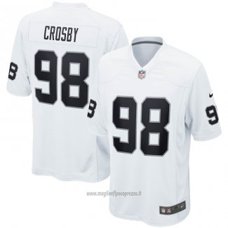 Maglia NFL Game Las Vegas Raiders Maxx Crosby Bianco