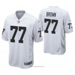 Maglia NFL Game Las Vegas Raiders Trent Brown Bianco