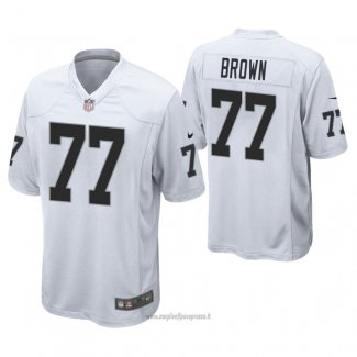 Maglia NFL Game Las Vegas Raiders Trent Brown Bianco
