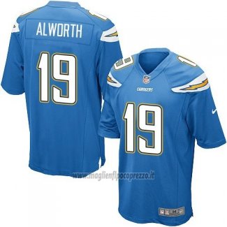 Maglia NFL Game Los Angeles Chargers Alworth Blu