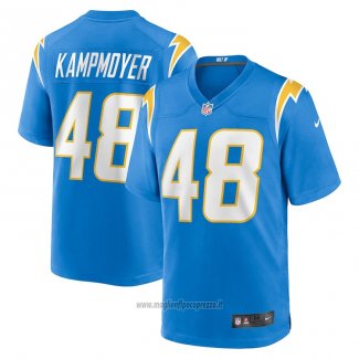 Maglia NFL Game Los Angeles Chargers Hunter Kampmoyer Blu