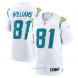 Maglia NFL Game Los Angeles Chargers Mike Williams 81 Bianco