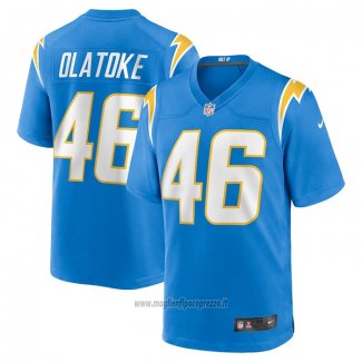 Maglia NFL Game Los Angeles Chargers Praise Olatoke Blu