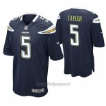 Maglia NFL Game Los Angeles Chargers Tyrod Taylor Blu