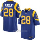 Maglia NFL Game Los Angeles Rams Faulk Blu