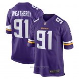 Maglia NFL Game Minnesota Vikings Stephen Weatherly Viola