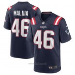 Maglia NFL Game New England Patriots Cassh Maluia Blu