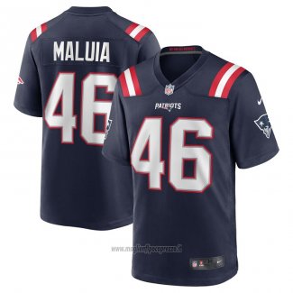 Maglia NFL Game New England Patriots Cassh Maluia Blu