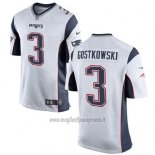 Maglia NFL Game New England Patriots Gostkowski Bianco