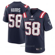 Maglia NFL Game New England Patriots Marcus Harris Blu
