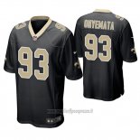 Maglia NFL Game New Orleans Saints David Onyemata Nero