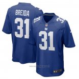 Maglia NFL Game New York Giants Matt Breida Blu