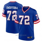 Maglia NFL Game New York Giants Osi Umenyiora Classic Retired Blu