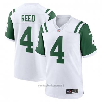 Maglia NFL Game New York Jets D.J. Reed Classic Alternato Bianco