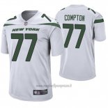 Maglia NFL Game New York Jets Tom Compton Bianco