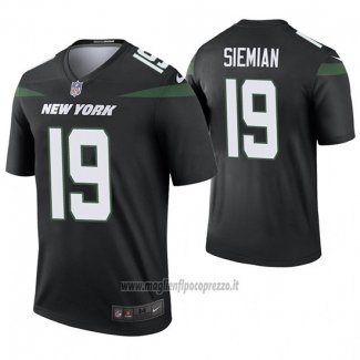 Maglia NFL Game New York Jets Trevor Siemian Nero Color Rush