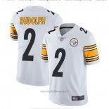 Maglia NFL Game Pittsburgh Steelers 2 Mason Rudolph Bianco