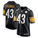Maglia NFL Game Pittsburgh Steelers Troy Polamalu Retired Nero