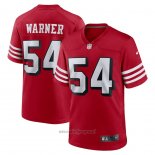 Maglia NFL Game San Francisco 49ers Fred Warner Alternato Rosso
