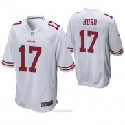 Maglia NFL Game San Francisco 49ers Jalen Hurd Bianco